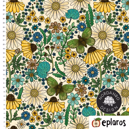 Daisies Creme (13) Jersey