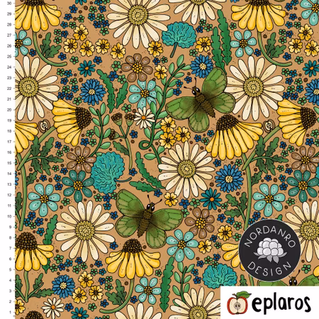 Daisies Latte (18) Jersey // 1,5m