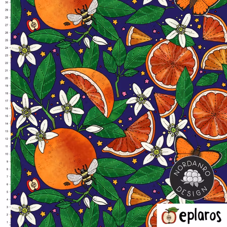 Apelsindröm Dark Blue (17) Jersey 2a handsort // 1,4m