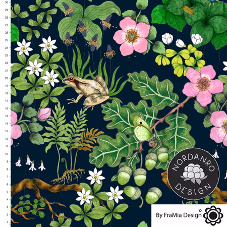 Summer Forest Navy Jersey // 1m