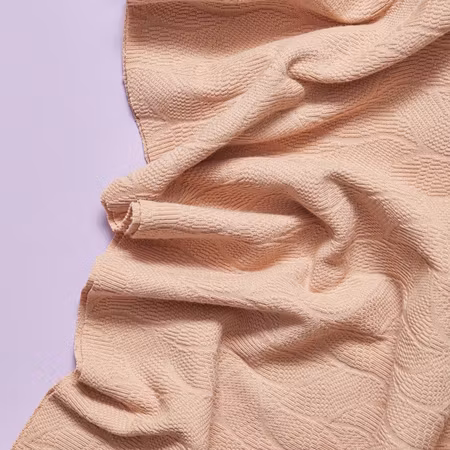 Leaf Jacquard Beige Rose