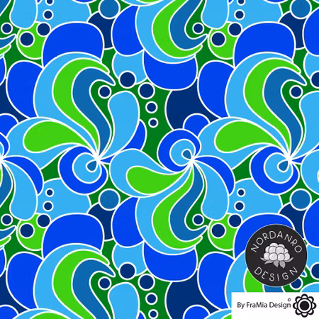 Lydia Candy Blue Jersey