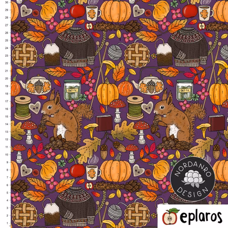 Höstmys Plum Jersey // 0,7m