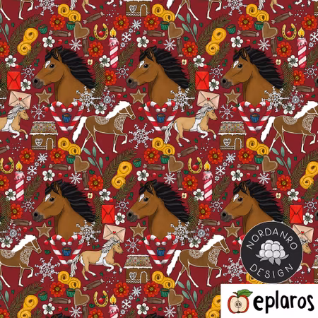 Julhästen Deep Red Jersey