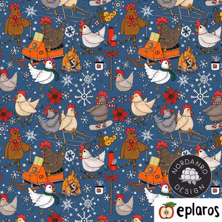 Vinteraktivitet Deep Blue Jersey