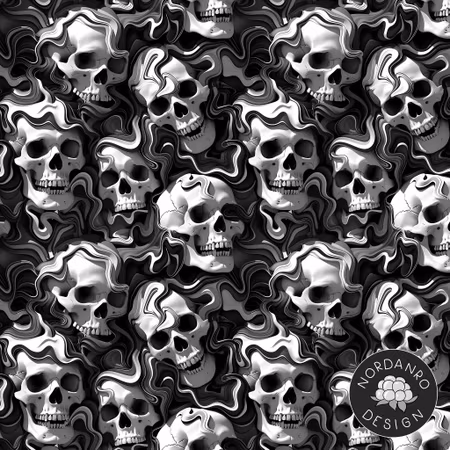 Abstract Skull Jersey // 0,8m
