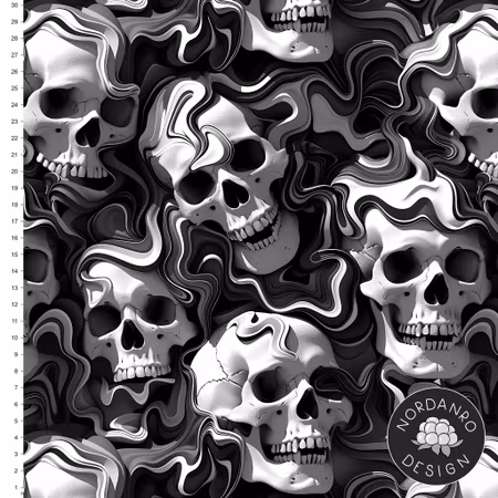 Abstract Skull Jersey // 0,8m