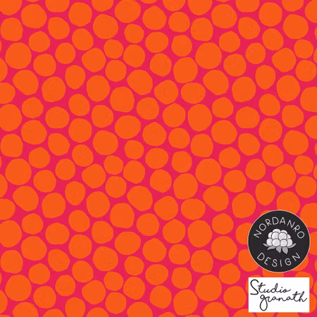 Stone Dots Cerise Jersey