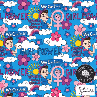 Girl Power Blue Jersey