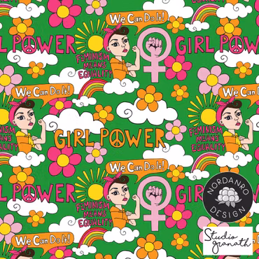 Girl Power Green Jersey
