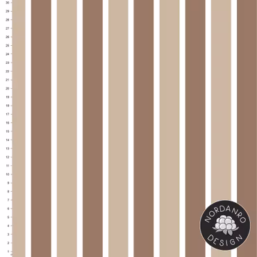 Stripes Cappuccino / Soft Mocha Jersey // 1,5m