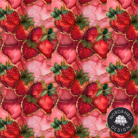 Ink Strawberry Viscose