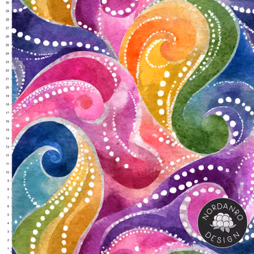 Watercolours Viscose