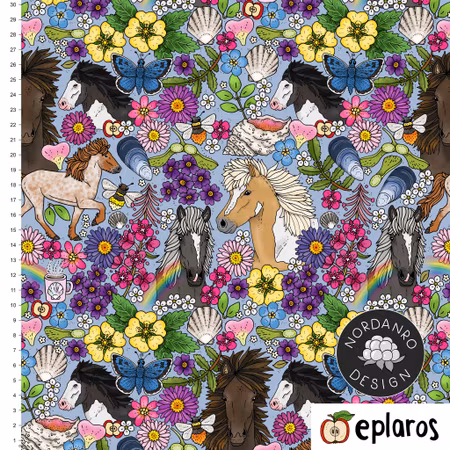 Regnbågshäst Angel Blue Jersey