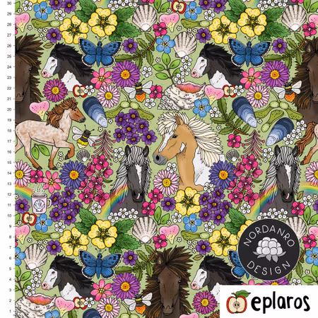 Regnbågshäst Green Jersey