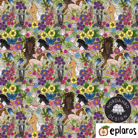 Regnbågshäst Green Jersey