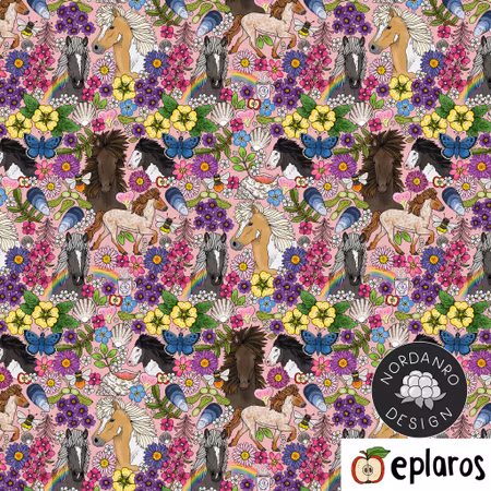 Regnbågshäst Pink Jersey