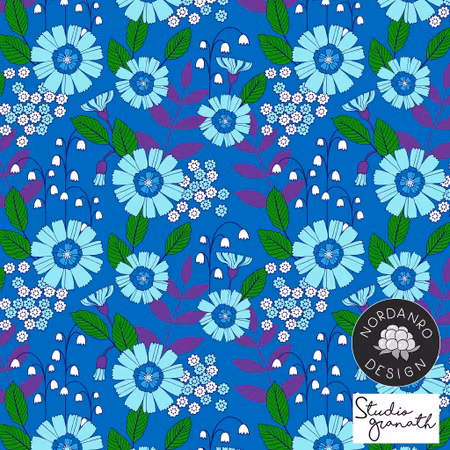 Vendela Blue Viscose