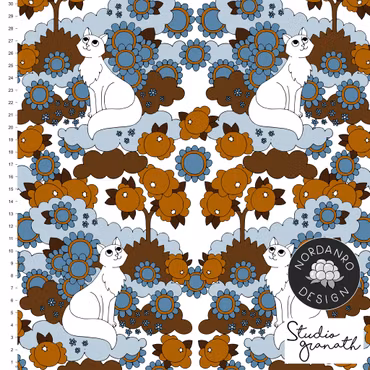 Retro Cats Brown Jersey