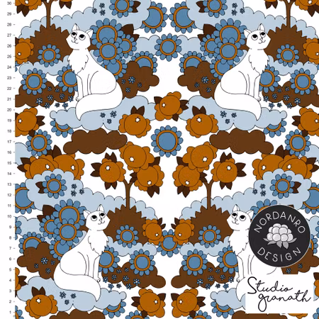 Retro Cats Brown Jersey