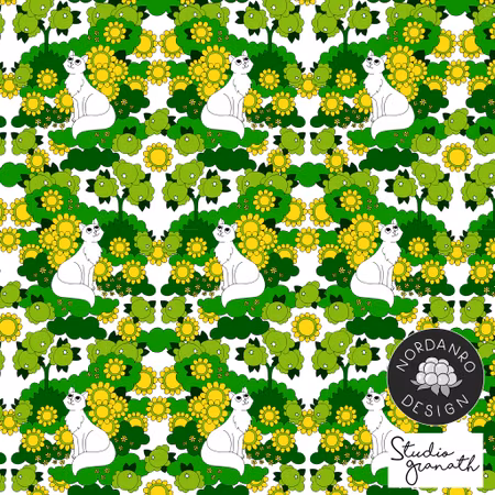 Retro Cats Green Jersey