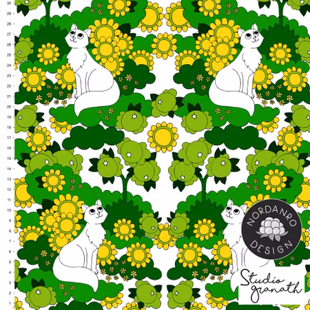 Retro Cats Green Jersey