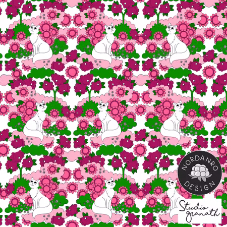 Retro Cats Pink Jersey