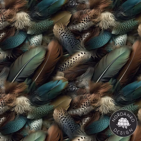 Woodland Feathers Jersey