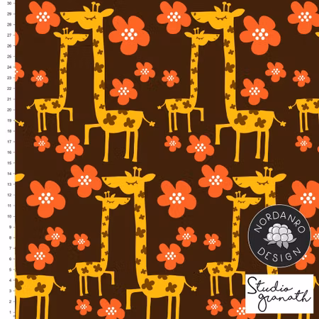 Giraffe Brown Jersey