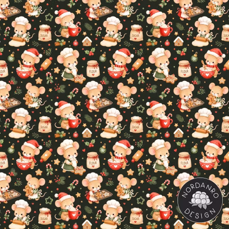 Cute X-mas Green Canvas