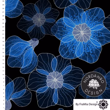 Silvana Blue Viscose