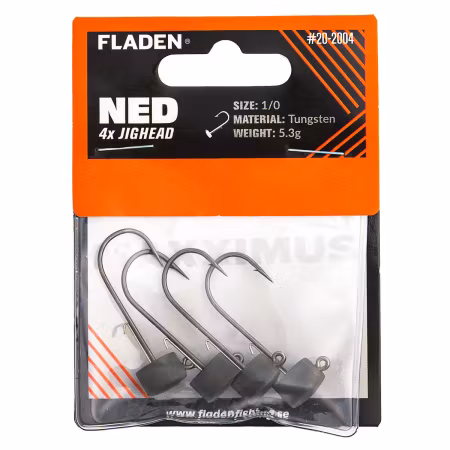NED Maxximus Jig heads 4p 5.3g 1/0 tungsten