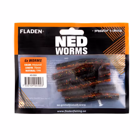 NED worm 6p 7cm Motoroil