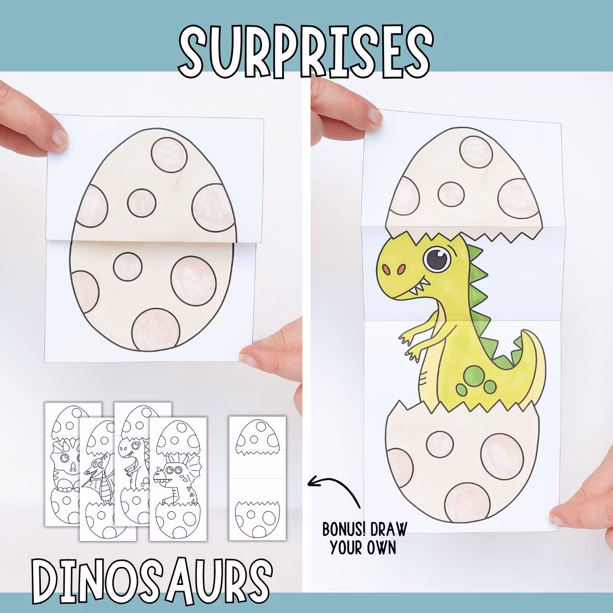 Surprise Craft - Dinosaurs