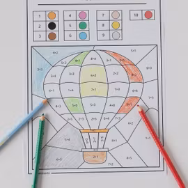 Colour by Code - Plus & Minus