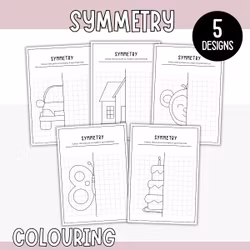 Symmetry - Draw and Colour