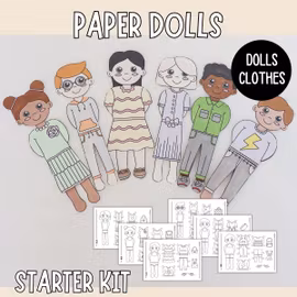 Paper Dolls Craft - Starter Kit