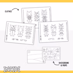 Add-On Set Paper Dolls - Easter