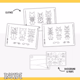 Add-On Set Paper Dolls - Easter
