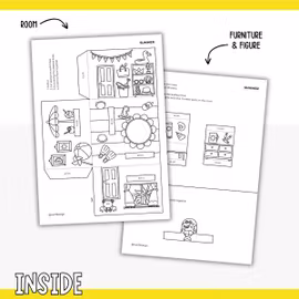 Dollhouse in 3D Craft - Summer