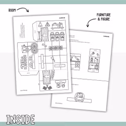 Dollhouse in 3D Craft - Garage