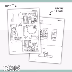 Dollhouse in 3D Craft - Preschool