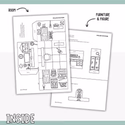 Dollhouse in 3D Craft - Police Station