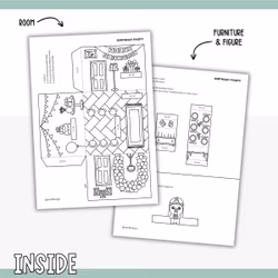 Dollhouse in 3D Craft - Birthday Party