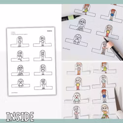 Dollhouse in 3D Craft - People