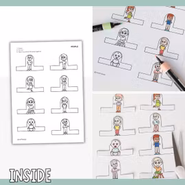 Dollhouse in 3D Craft - People