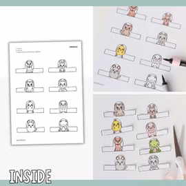 Dollhouse in 3D Craft - Animals