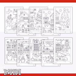 Colouring Poster - Printable Advent Calendar