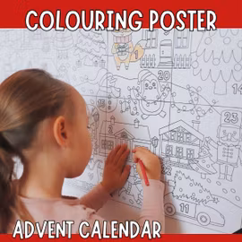 Colouring Poster - Printable Advent Calendar