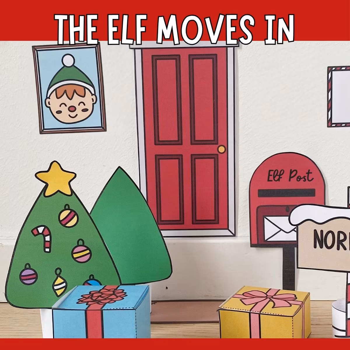 Elf Door Craft Kit - The Elf Moves In